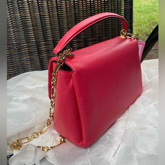 ⚡️NWT⚡️Kate Spade New York Carlyle Leather Chain Shoulder Bag - Picture 3 of 14